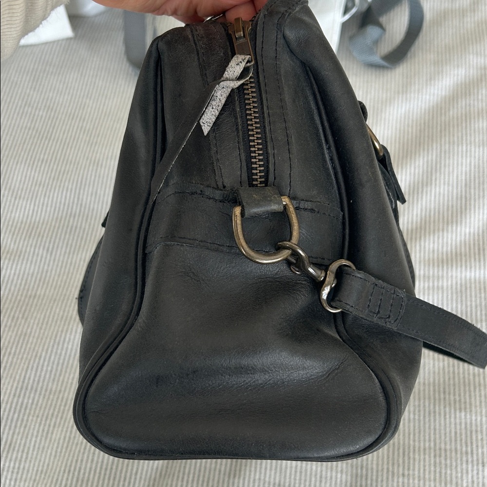 ABLE black leather bag - Picture 7 of 8